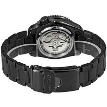 Load image into Gallery viewer, Seiko 5 Sports Automatic Black Dial Black Steel Strap Watch For Men - SRPD65K1