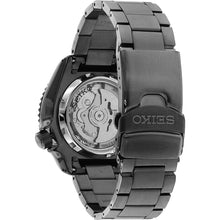 Load image into Gallery viewer, Seiko 5 Sports Automatic Black Dial Black Steel Strap Watch For Men - SRPD65K1