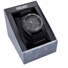 Load image into Gallery viewer, Seiko 5 Sports Automatic Black Dial Black NATO Strap Watch For Men - SRPD79K1
