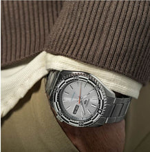 Load image into Gallery viewer, Seiko 5 Sports Special Edition Silver Dial Silver Steel Strap Watch For Men - SRPK09K1