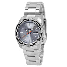 Load image into Gallery viewer, Seiko 5 Sports Special Edition Silver Dial Silver Steel Strap Watch For Men - SRPK09K1