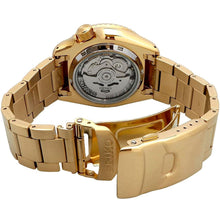 Load image into Gallery viewer, Seiko 5 Sports US Special Edition Automatic Blue Dial Gold Steel Strap Watch For Men - SRPK20