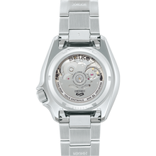 Load image into Gallery viewer, Seiko 5 Sports Checker Flag Special Edition Black Dial Silver Steel Strap Watch For Men - SRPK67K1