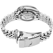 Load image into Gallery viewer, Seiko 5 Sports GMT SKX Automatic Blueberry Dial Silver Steel Strap Watch For Men - SSK003K1