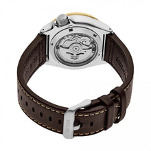 Load image into Gallery viewer, Seiko 5 Sports SKX GMT Automatic Mocha Black Dial Brown Leather Strap Watch For Men - SSK036K1
