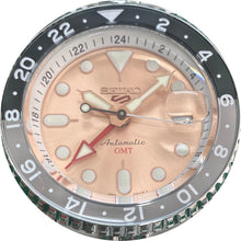 Load image into Gallery viewer, Seiko 5 Sports GMT Thong Sia Limited Edition Brown Dial Silver Steel Strap Watch for Men - SSK043K1