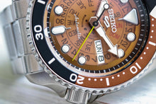 Load image into Gallery viewer, Seiko 5 Sports Sonar Special Edition Brown Dial Silver Steel Strap Watch For Men - SRPJ47K1