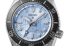 Load image into Gallery viewer, Seiko Prospex Limited Edition Automatic GMT Glacier Blue Dial Silver Steel Strap Watch For Men - SPB385J1