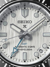 Load image into Gallery viewer, Seiko Prospex Sea Arctic Ocean GMT Limited Edition Silver Dial Silver Steel Strap Watch For Men - SPB439J1