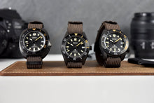 Load image into Gallery viewer, Seiko Prospex Black Series 1965 Limited Edition Black Dial Brown NATO Strap Watch For Men - SPB253J1