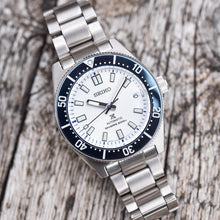 Load image into Gallery viewer, Seiko Prospex Diver 140th Anniversary Limited Edition White Dial Silver Steel Strap Watch For Men - SPB213J1