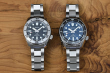 Load image into Gallery viewer, Seiko Prospex Sea Automatic Diver Green Dial Silver Steel Strap Watch For Men - SPB187J1