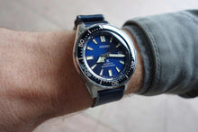 Load image into Gallery viewer, Seiko Prospex Analogue Automatic Diver Blue Dial Black Rubber Strap Watch For Men - SPB053J1