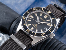 Load image into Gallery viewer, Seiko Prospex 1965 Diver’s Re-Interpretation Automatic Black Dial Brown NATO Strap Watch For Men - SPB239J1