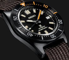 Load image into Gallery viewer, Seiko Prospex Black Series 1965 Limited Edition Black Dial Brown NATO Strap Watch For Men - SPB253J1