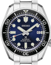 Load image into Gallery viewer, Seiko Prospex Sea Automatic Diver Green Dial Silver Steel Strap Watch For Men - SPB187J1