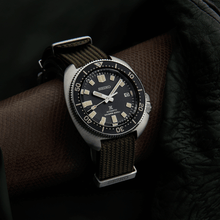 Load image into Gallery viewer, Seiko Prospex 1965 Diver’s Re-Interpretation Automatic Black Dial Brown NATO Strap Watch For Men - SPB239J1