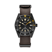 Load image into Gallery viewer, Seiko Prospex Black Series 1965 Limited Edition Black Dial Brown NATO Strap Watch For Men - SPB253J1