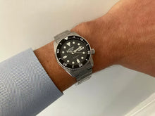 Load image into Gallery viewer, Seiko 5 Sports SKX Automatic Black Dial Silver Steel Strap Watch For Men - SRPK29K1