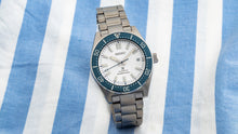 Load image into Gallery viewer, Seiko Prospex Diver 140th Anniversary Limited Edition White Dial Silver Steel Strap Watch For Men - SPB213J1