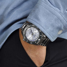 Load image into Gallery viewer, Seiko Prospex Limited Edition Automatic GMT Glacier Blue Dial Silver Steel Strap Watch For Men - SPB385J1