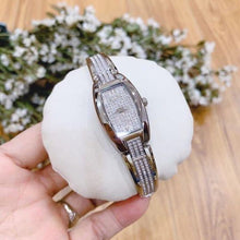 Load image into Gallery viewer, Bulova Crystal Collection Silver Dial Silver Steel Strap Watch for Women - 96L235