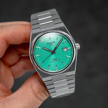 Load image into Gallery viewer, Tissot PRX Powermatic 80 Automatic Mint Green Dial Silver Steel Strap Watch for Men - T137.407.11.091.01
