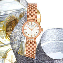 Load image into Gallery viewer, Tissot Lovely Mother of Pearl Dial Rose Gold Steel Strap Watch for Women - T140.009.33.111.00