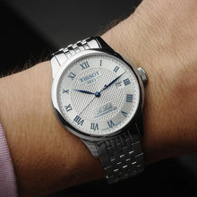 Load image into Gallery viewer, Tissot Le Locle Powermatic 80 Silver Dial Silver Steel Strap Watch for Men - T006.407.11.033.03