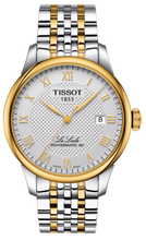 Load image into Gallery viewer, Tissot T Classic Le Locle Powermatic 80 Silver Dial Two Tone Steel Strap Watch For Men - T0064072203301