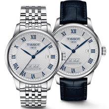 Load image into Gallery viewer, Tissot Le Locle Powermatic 80 Silver Dial Silver Steel Strap Watch for Men - T006.407.11.033.03