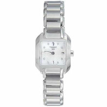 Load image into Gallery viewer, Tissot T Wave Diamonds Mother of Pearl Dial Silver Steel Strap Watch for Women - T02.1.285.74