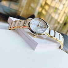 Load image into Gallery viewer, Tissot T Wave Mother of Pearl Dial Two Tone Steel Strap Watch for Women - T023.210.22.117.00