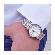 Load image into Gallery viewer, Tissot T Classic Dream White Dial Silver Steel Strap Watch for Men - T033.410.11.013.01