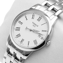 Load image into Gallery viewer, Tissot T Classic Dream White Dial Silver Steel Strap Watch for Men - T033.410.11.013.01