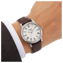 Load image into Gallery viewer, Tissot T Classic Dream White Dial Brown Leather Strap Watch for Men - T033.410.16.013.01
