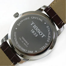 Load image into Gallery viewer, Tissot T Classic Dream White Dial Brown Leather Strap Watch for Men - T033.410.16.013.01