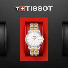 Load image into Gallery viewer, Tissot T Classic Dream White Dial Two Tone Steel Strap Watch for Men - T033.410.22.011.01