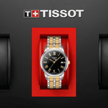 Load image into Gallery viewer, Tissot T Classic Dream Black Dial Two Tone Steel Strap Watch for Men - T033.410.22.053.01
