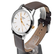 Load image into Gallery viewer, Tissot T Classic Dream White Dial Brown Leather Strap Watch for Men - T033.410.26.011.01