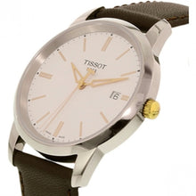 Load image into Gallery viewer, Tissot T Classic Dream White Dial Brown Leather Strap Watch for Men - T033.410.26.011.01
