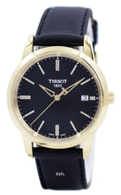 Load image into Gallery viewer, Tissot T Classic Dream Black Dial Black Leather Strap Watch for Men - T033.410.36.051.01