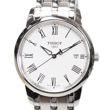 Load image into Gallery viewer, Tissot T Classic Dream White Dial Silver Steel Strap Watch for Men - T033.410.11.013.01