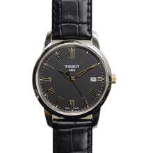 Load image into Gallery viewer, Tissot T Classic Dream Black Dial Black Leather Strap Watch for Men - T033.410.26.053.01