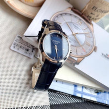 Load image into Gallery viewer, Tissot Couturier Lady Blue Dial Blue Leather Strap Watch for Women - T035.210.16.041.00