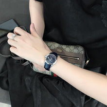 Load image into Gallery viewer, Tissot Couturier Lady Blue Dial Blue Leather Strap Watch for Women - T035.210.16.041.00