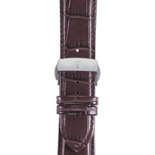 Load image into Gallery viewer, Tissot Couturier Chronograph White Dial Brown Leather Strap Watch For Men - T035.617.16.031.00