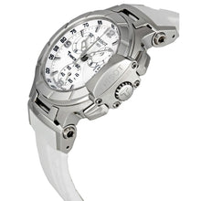 Load image into Gallery viewer, Tissot T Race Lady Chronograph White Dial White Rubber Strap Watch for Women - T048.217.17.017.00
