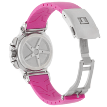 Load image into Gallery viewer, Tissot T Race Chronograph White Dial Pink Rubber Strap Watch for Women - T048.217.17.017.01