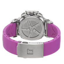 Load image into Gallery viewer, Tissot T Race Chronograph White Dial Pink Rubber Strap Watch for Women - T048.217.17.017.01